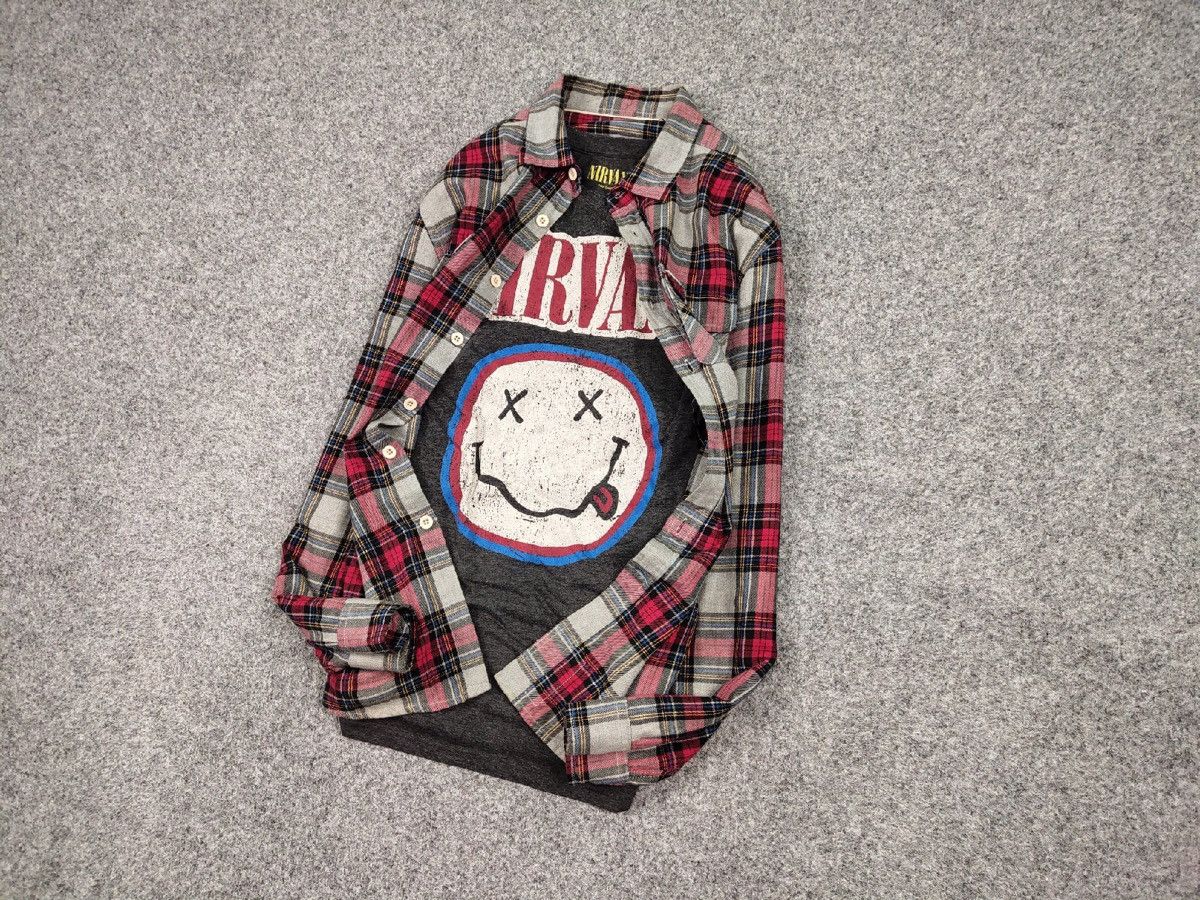 Flannel Vintage Flannel Shirt Travis Scott Style Size US L / EU 52-54 / 3 - 9 Thumbnail