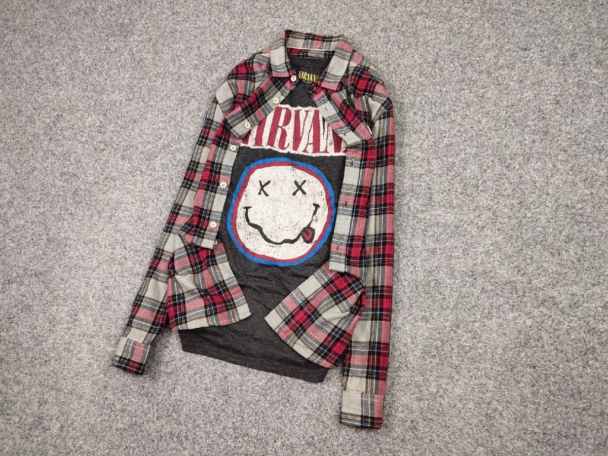Flannel Vintage Flannel Shirt Travis Scott Style Size US L / EU 52-54 / 3 - 3 Thumbnail