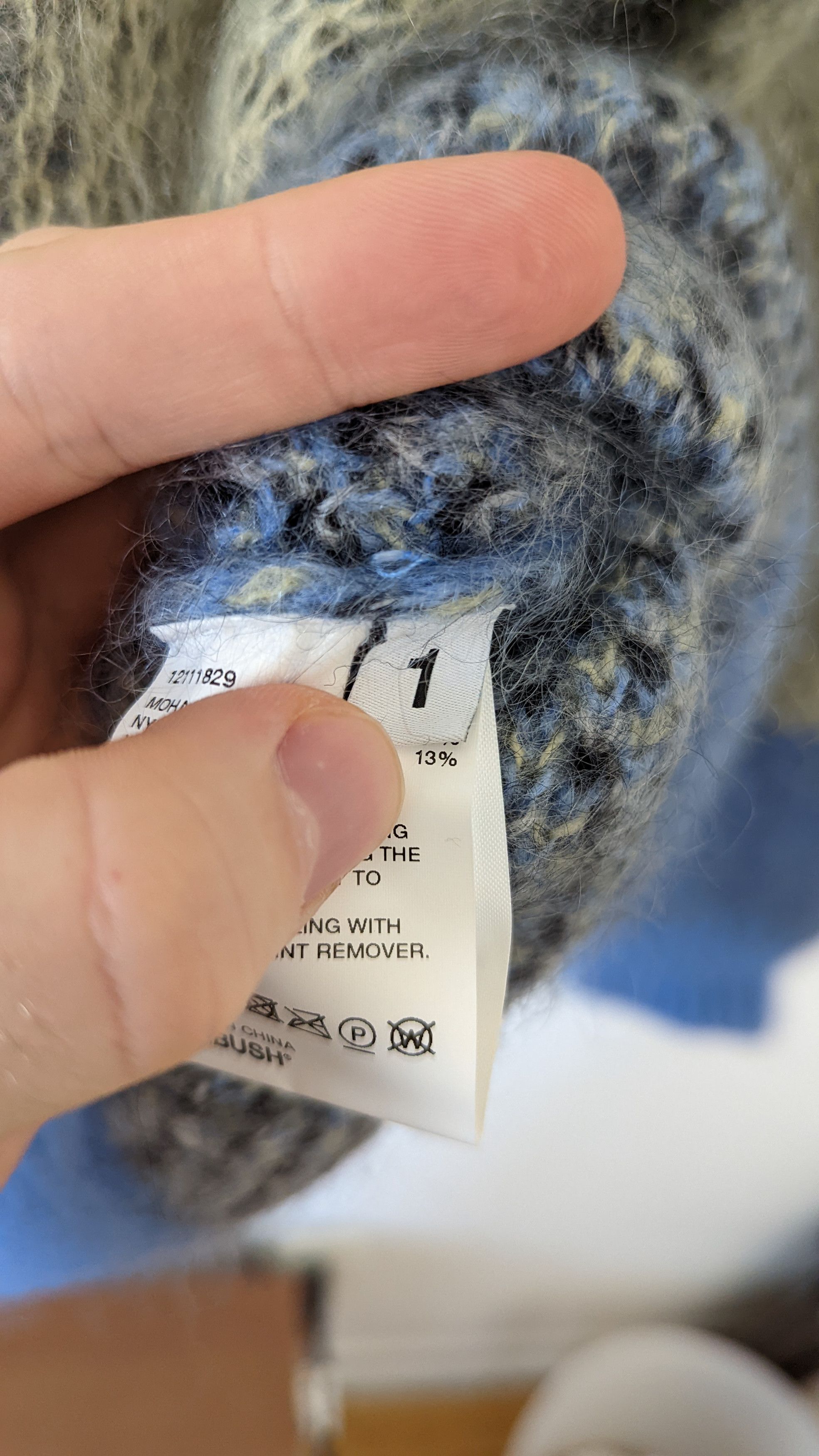 Ambush Design Ambush Mohair Intarsia Knit Sweater Size US S / EU 44-46 / 1 - 6 Thumbnail