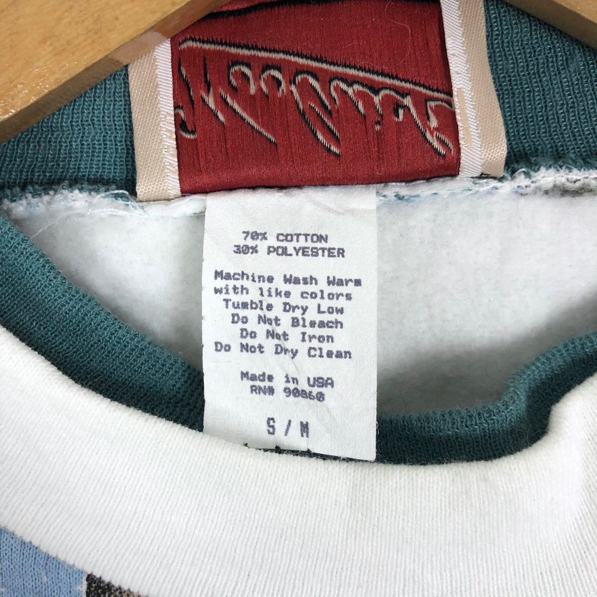 Vintage Vintage 90s Woolrich Christmas Winter Full Print Sweatshirt Size US S / EU 44-46 / 1 - 10 Thumbnail