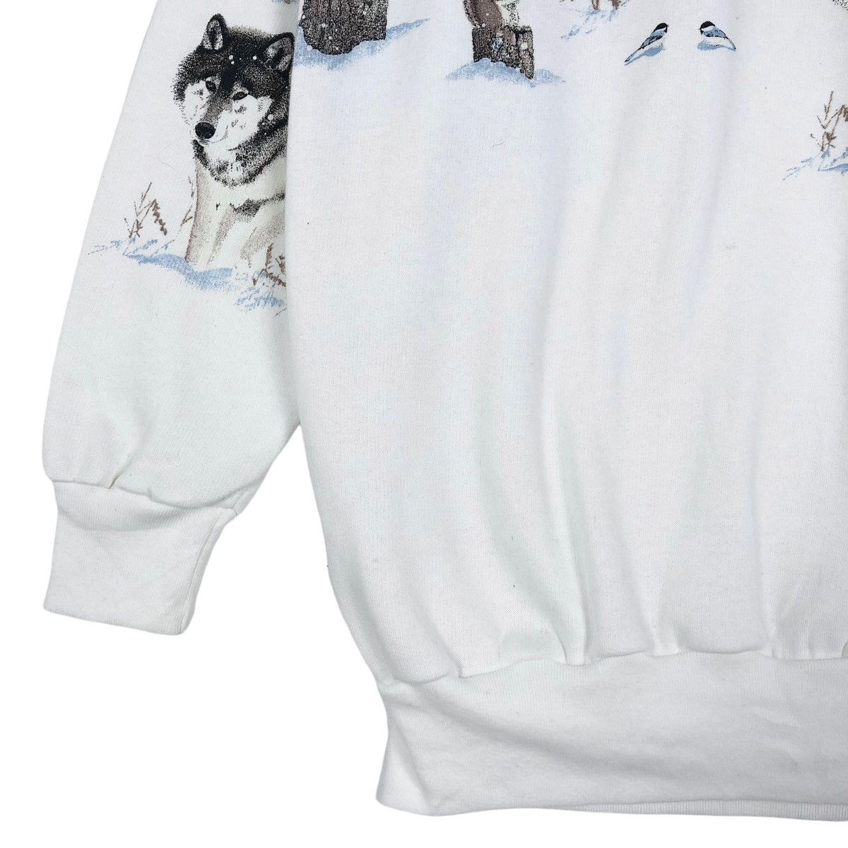 Vintage Vintage 90s Woolrich Christmas Winter Full Print Sweatshirt Size US S / EU 44-46 / 1 - 5 Thumbnail