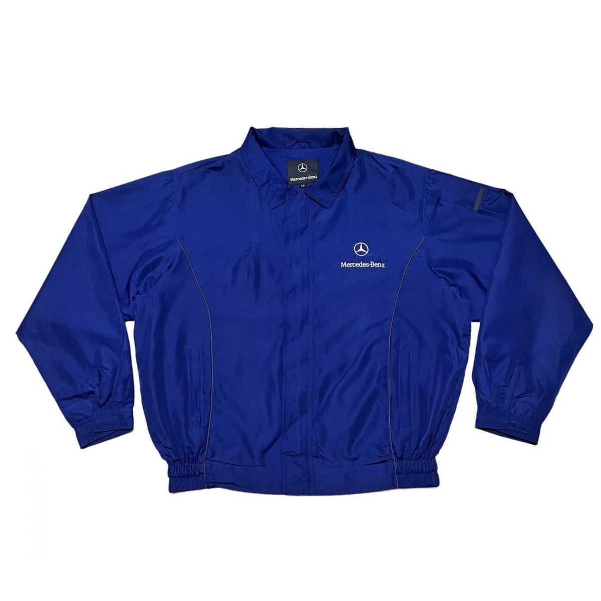 Mercedes-Benz × Vintage Vintage Mercedes Benz Big Logo Jacket Size US XL / EU 56 / 4 - 2 Thumbnail