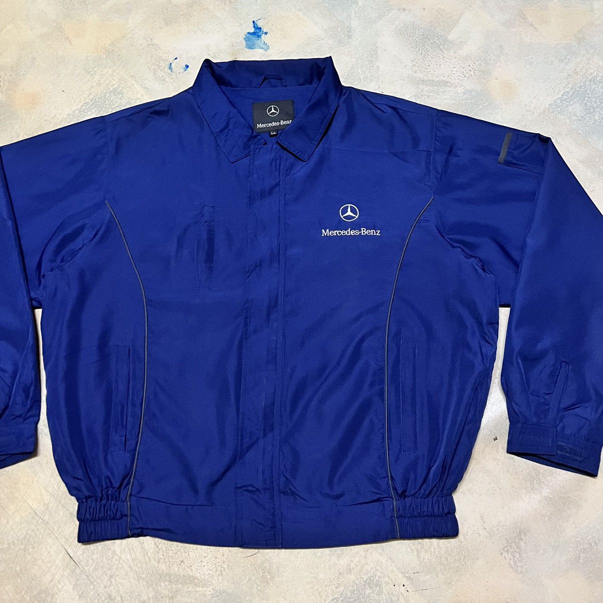 Mercedes-Benz × Vintage Vintage Mercedes Benz Big Logo Jacket Size US XL / EU 56 / 4 - 15 Thumbnail