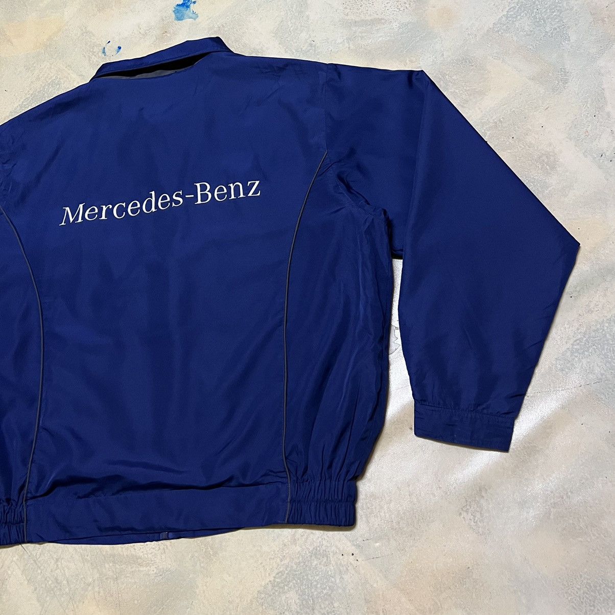 Mercedes-Benz × Vintage Vintage Mercedes Benz Big Logo Jacket Size US XL / EU 56 / 4 - 3 Thumbnail