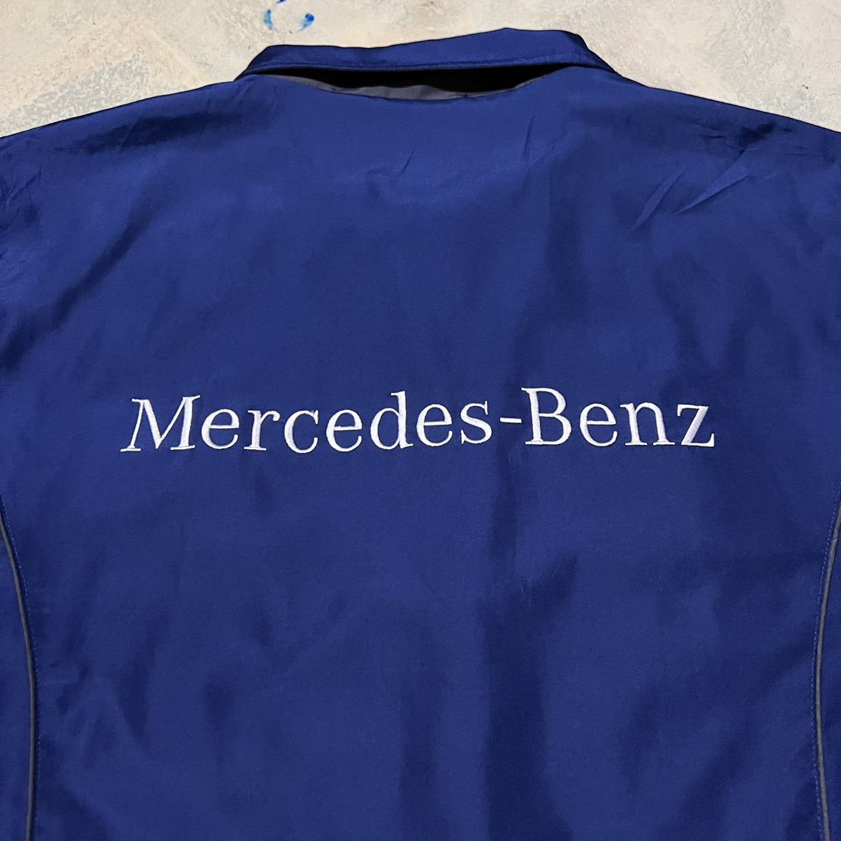 Mercedes-Benz × Vintage Vintage Mercedes Benz Big Logo Jacket Size US XL / EU 56 / 4 - 6 Thumbnail