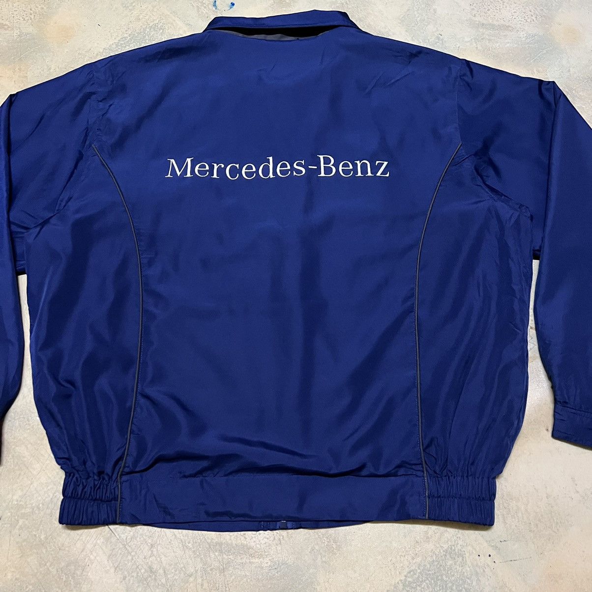 Mercedes-Benz × Vintage Vintage Mercedes Benz Big Logo Jacket Size US XL / EU 56 / 4 - 4 Thumbnail