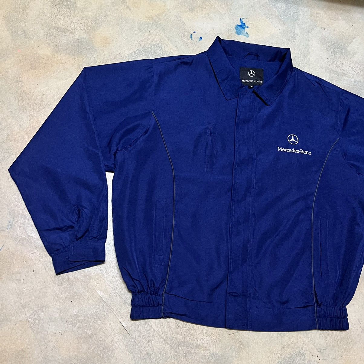 Mercedes-Benz × Vintage Vintage Mercedes Benz Big Logo Jacket Size US XL / EU 56 / 4 - 16 Thumbnail
