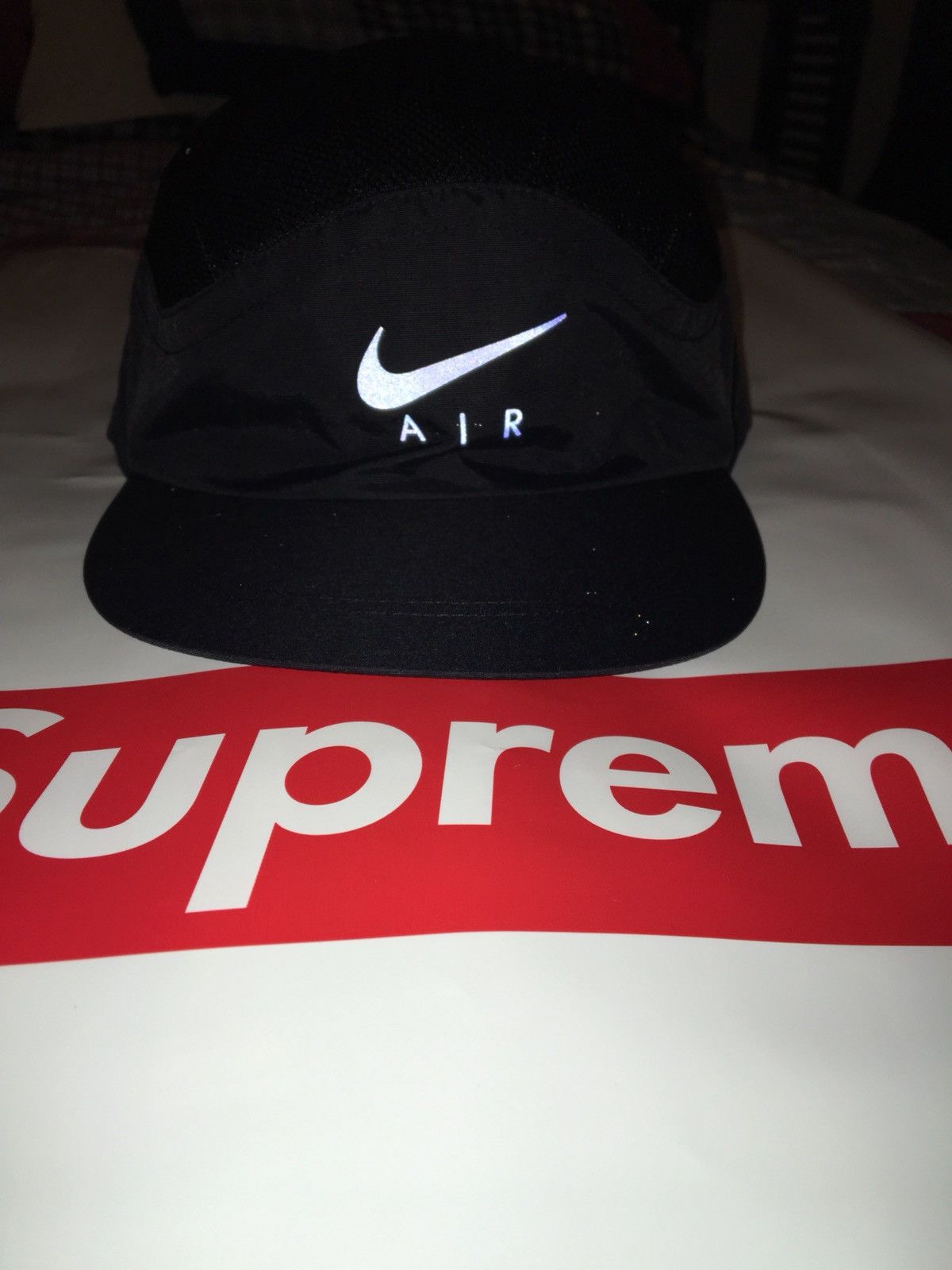 Supreme Nike Trail Running Hat Black PRE-OWNED 2024