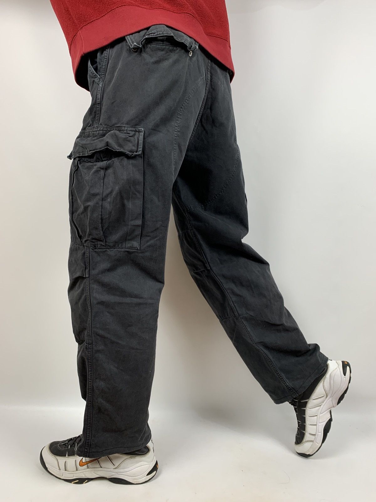 Carhartt 90s Vintage Carhartt Distressed Cargo Pants Travis Style Size US 33 - 4 Thumbnail
