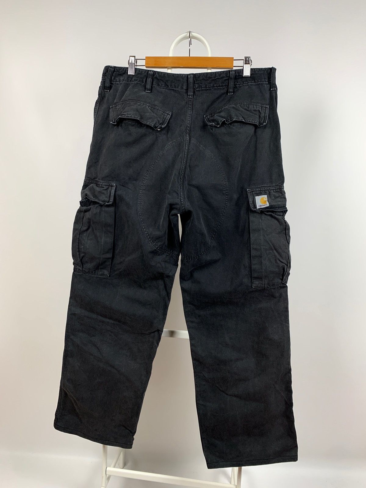 Carhartt 90s Vintage Carhartt Distressed Cargo Pants Travis Style Size US 33 - 5 Thumbnail