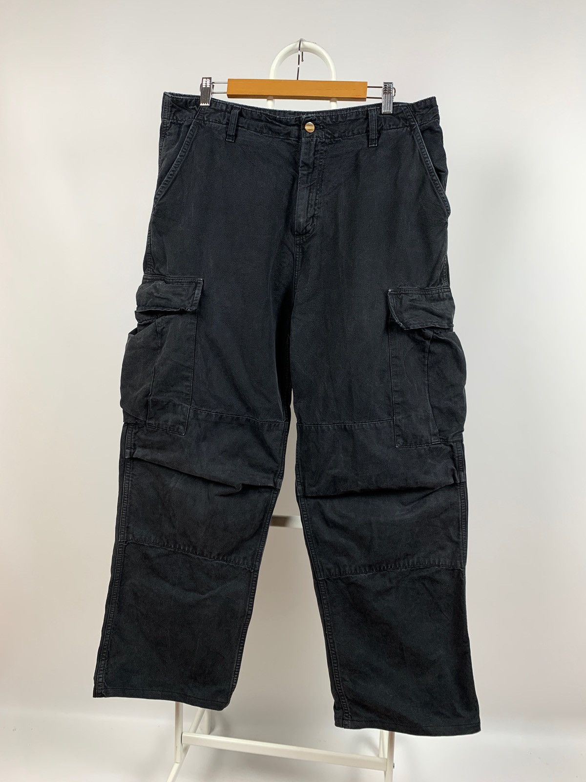 Carhartt 90s Vintage Carhartt Distressed Cargo Pants Travis Style Size US 33 - 6 Thumbnail