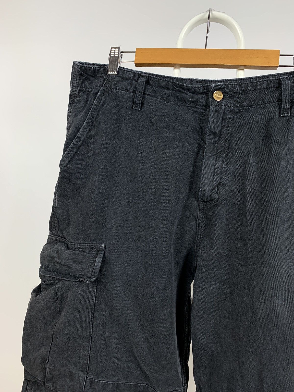 Carhartt 90s Vintage Carhartt Distressed Cargo Pants Travis Style Size US 33 - 13 Thumbnail