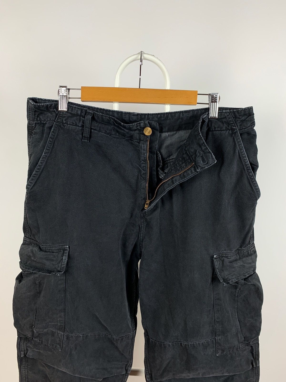 Carhartt 90s Vintage Carhartt Distressed Cargo Pants Travis Style Size US 33 - 10 Thumbnail