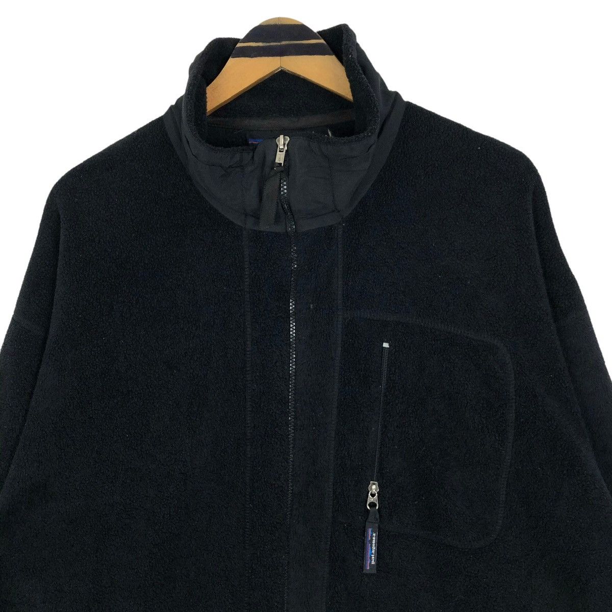 Patagonia Vintage Patagonia Fleece Jacket Mock Neck Sweater Size US XL / EU 56 / 4 - 6 Thumbnail