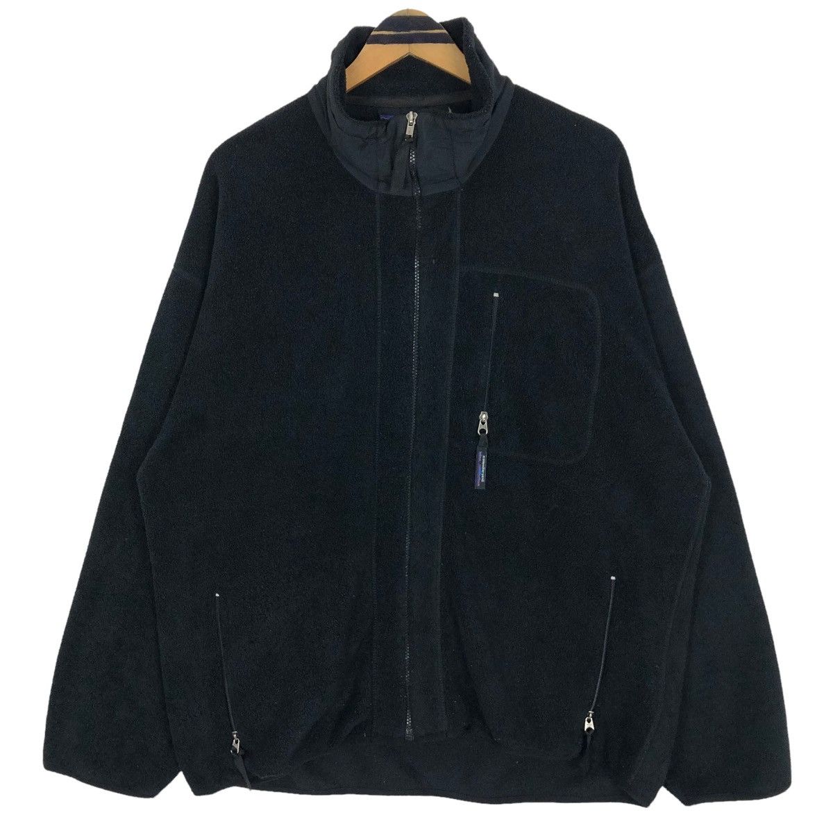 Patagonia Vintage Patagonia Fleece Jacket Mock Neck Sweater Size US XL / EU 56 / 4 - 1 Thumbnail