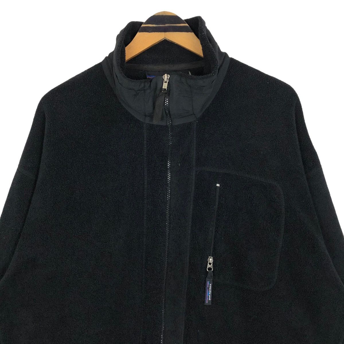 Patagonia Vintage Patagonia Fleece Jacket Mock Neck Sweater Size US XL / EU 56 / 4 - 3 Thumbnail