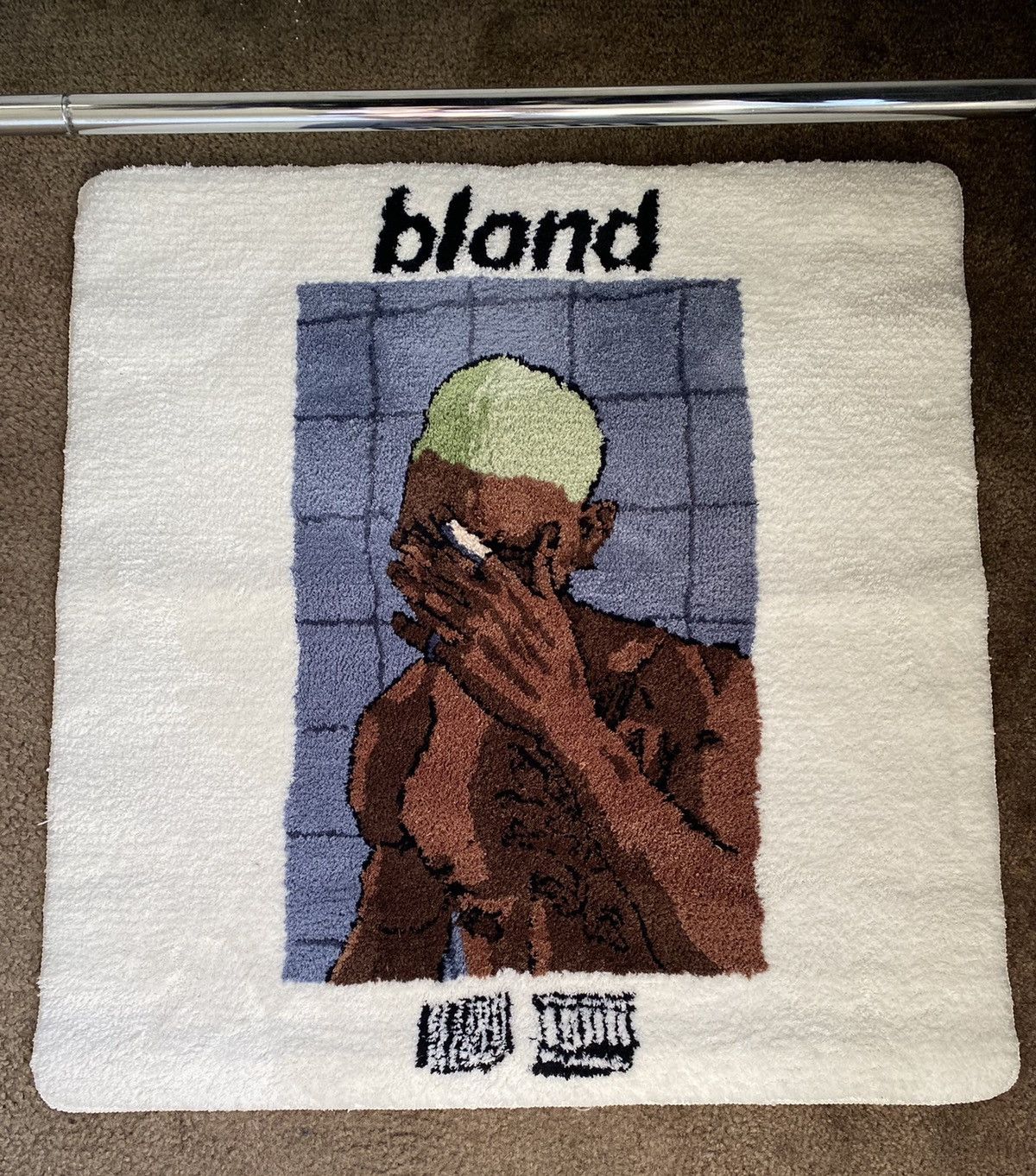 Custom Frank Ocean “Blonde” Rug Custom | Grailed