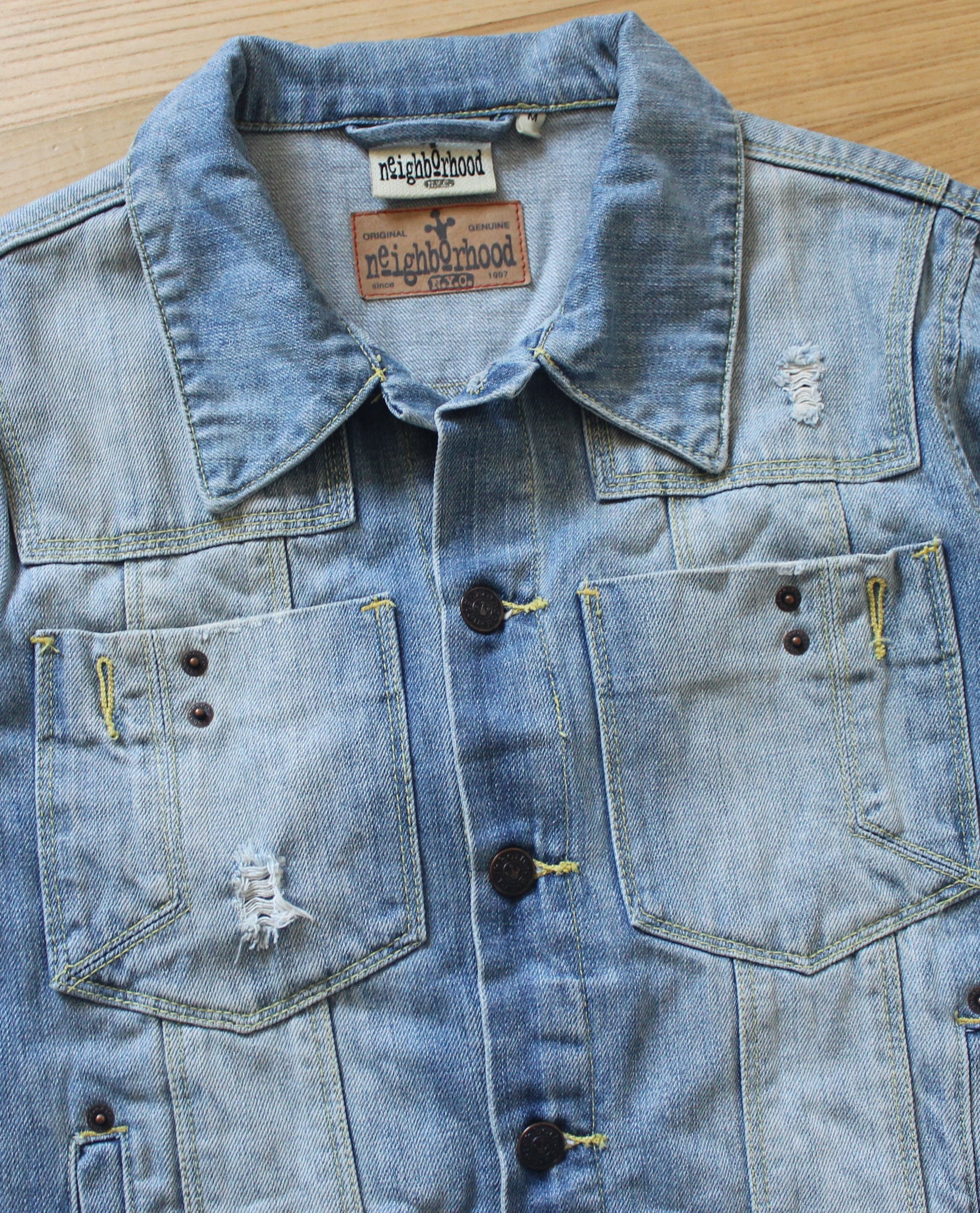 Vintage Neighborhood Blue Denim Jacket