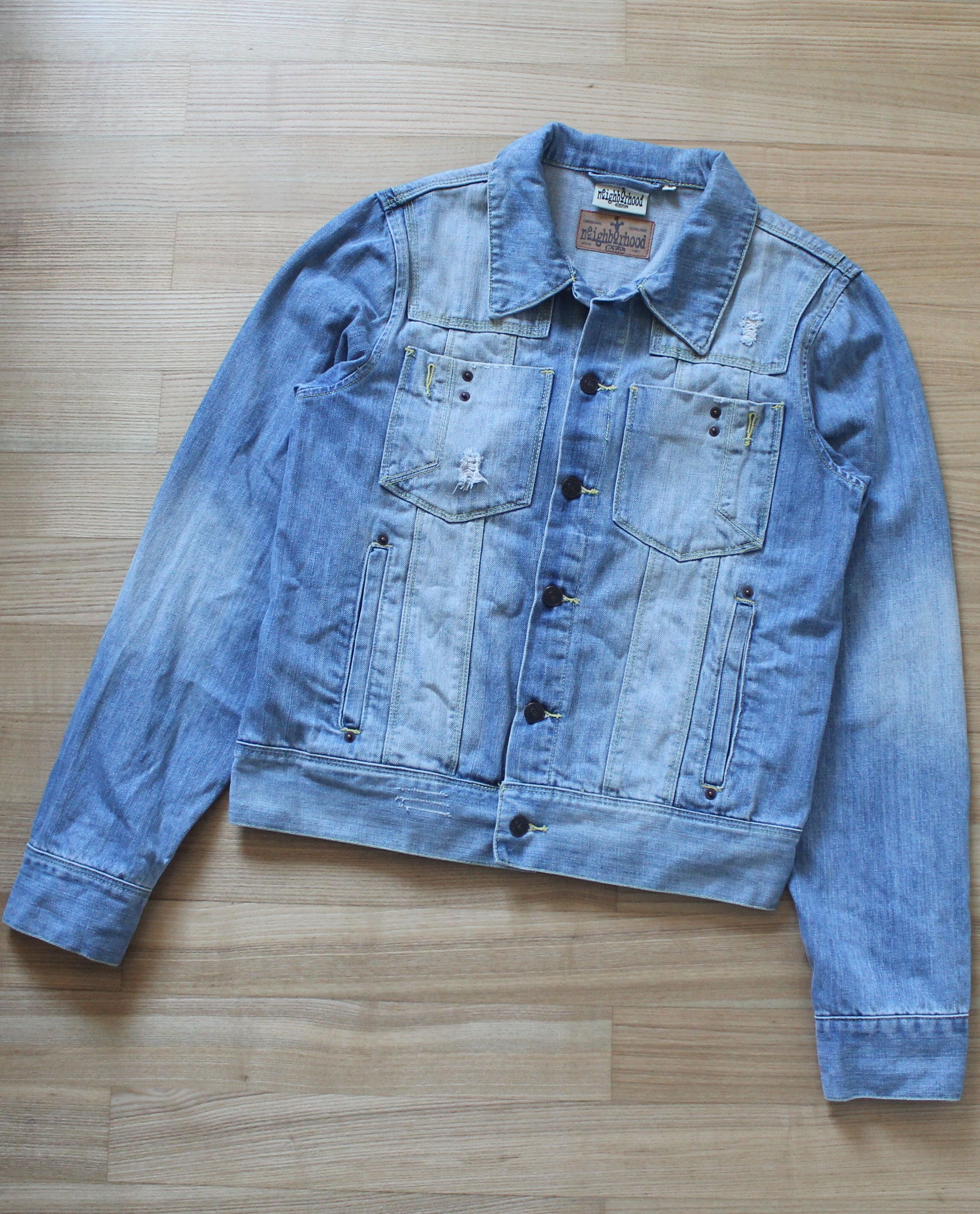 Vintage Neighborhood Blue Denim Jacket