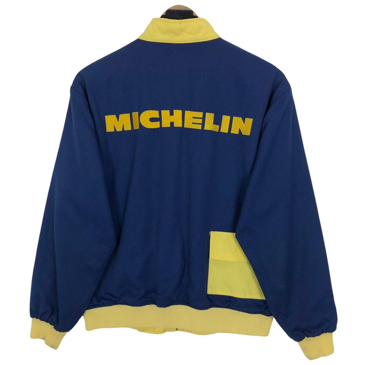 Vintage Vintage Michelin Reversible Light Jacket Spell Out Logo Size US S / EU 44-46 / 1 - 13 Thumbnail