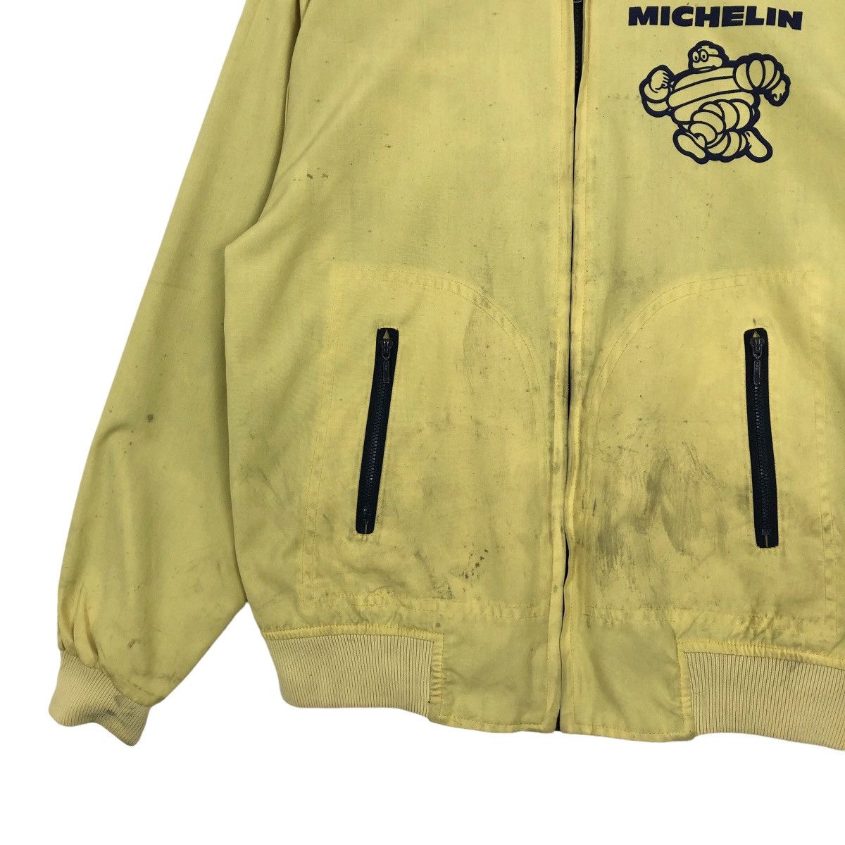 Vintage Vintage Michelin Reversible Light Jacket Spell Out Logo Size US S / EU 44-46 / 1 - 9 Thumbnail