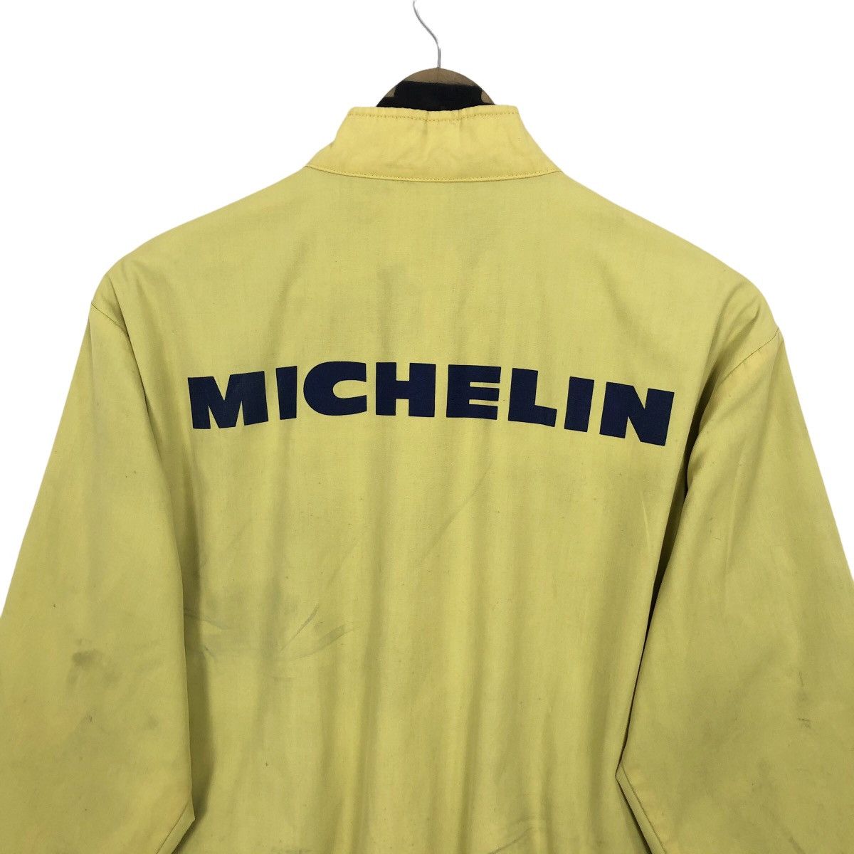 Vintage Vintage Michelin Reversible Light Jacket Spell Out Logo Size US S / EU 44-46 / 1 - 17 Thumbnail