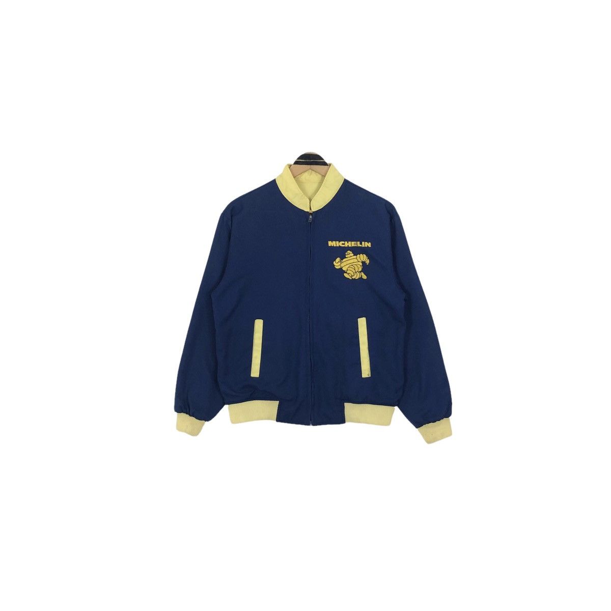 Vintage Vintage Michelin Reversible Light Jacket Spell Out Logo Size US S / EU 44-46 / 1 - 2 Thumbnail
