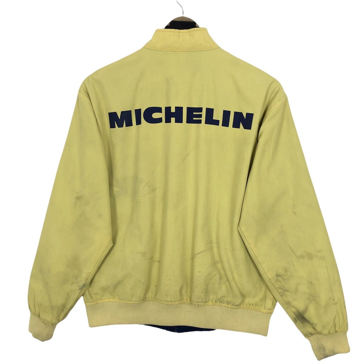 Vintage Vintage Michelin Reversible Light Jacket Spell Out Logo Size US S / EU 44-46 / 1 - 16 Thumbnail