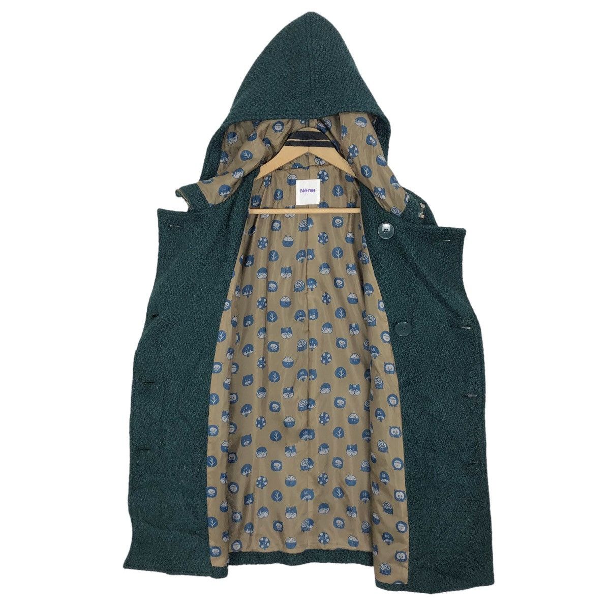 Issey Miyake Ne-Net Hooded Double Breasted Duffle Coat Issey Miyake Size M / US 6-8 / IT 42-44 - 9 Thumbnail