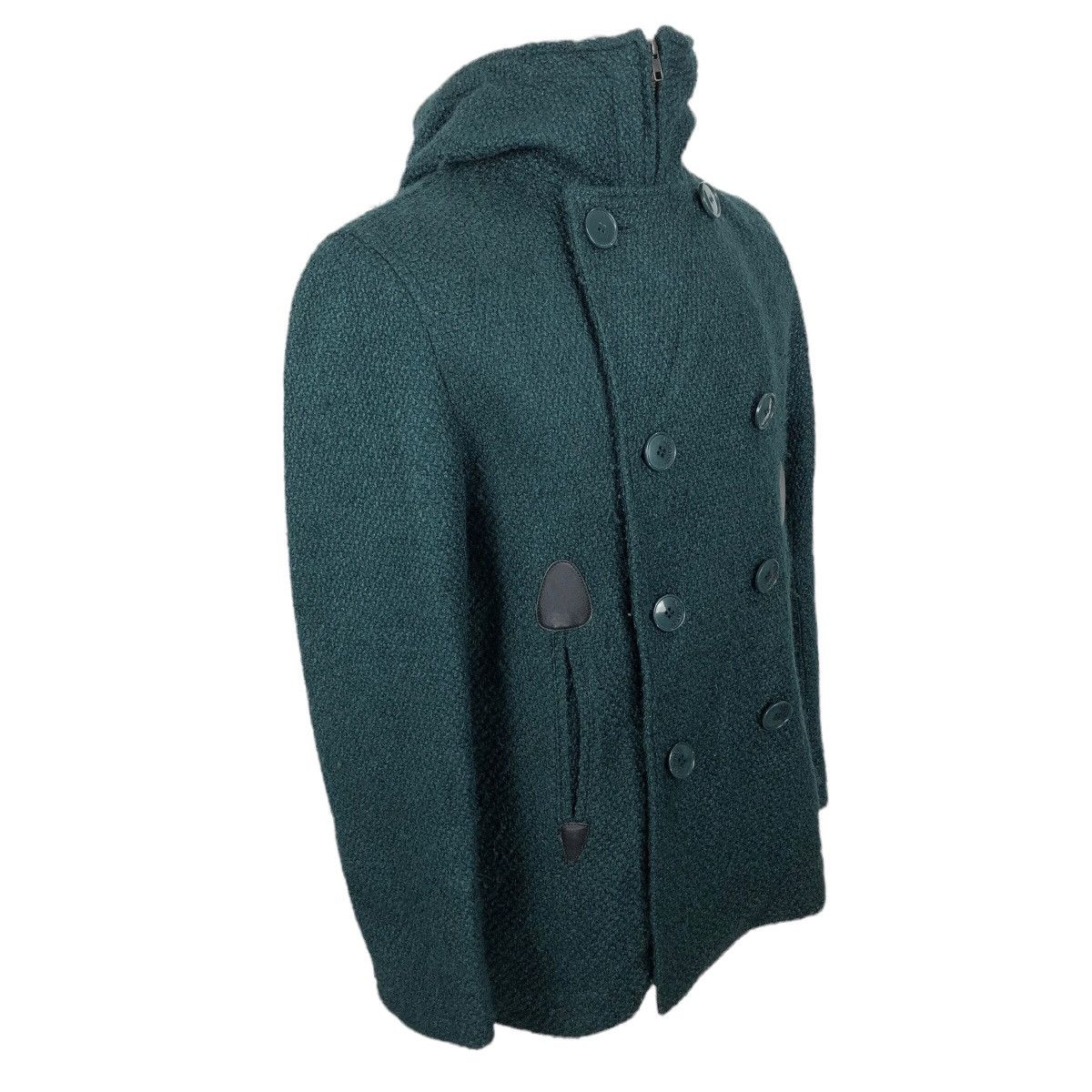 Issey Miyake Ne-Net Hooded Double Breasted Duffle Coat Issey Miyake Size M / US 6-8 / IT 42-44 - 18 Thumbnail