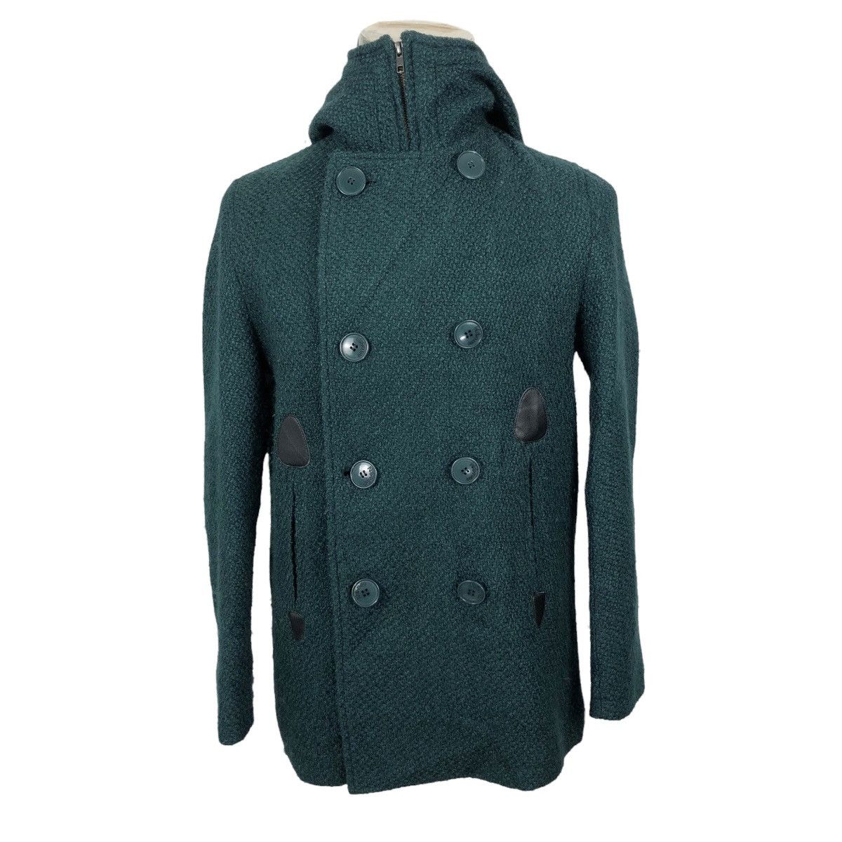 Issey Miyake Ne-Net Hooded Double Breasted Duffle Coat Issey Miyake Size M / US 6-8 / IT 42-44 - 16 Thumbnail