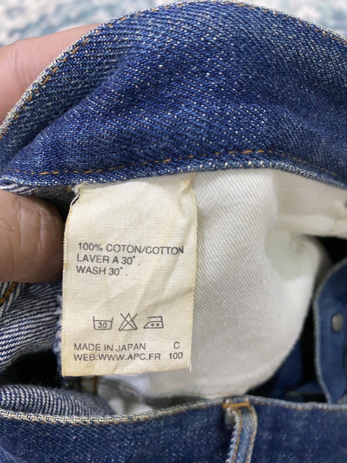 A.P.C. A.P.C Vintage Selvedge Denim Size US 30 / EU 46 - 15 Thumbnail