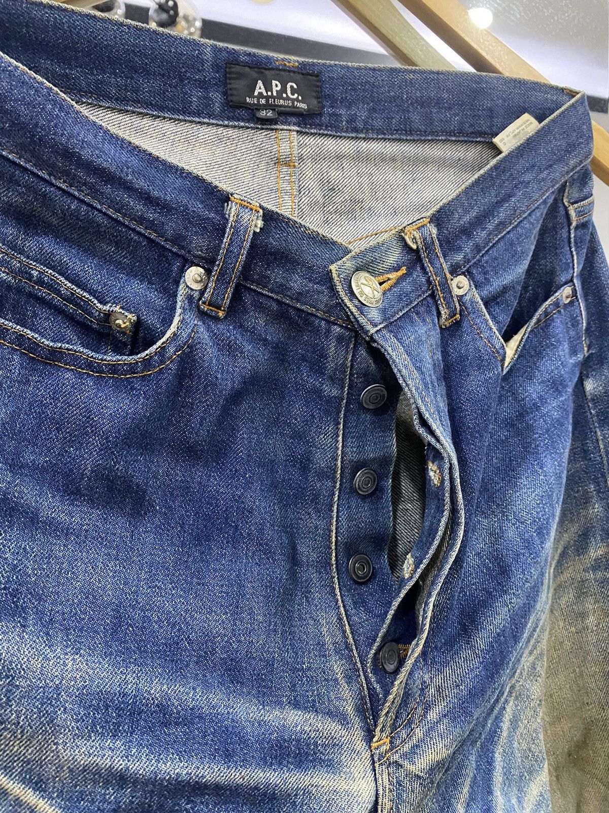 A.P.C. A.P.C Vintage Selvedge Denim Size US 30 / EU 46 - 16 Thumbnail