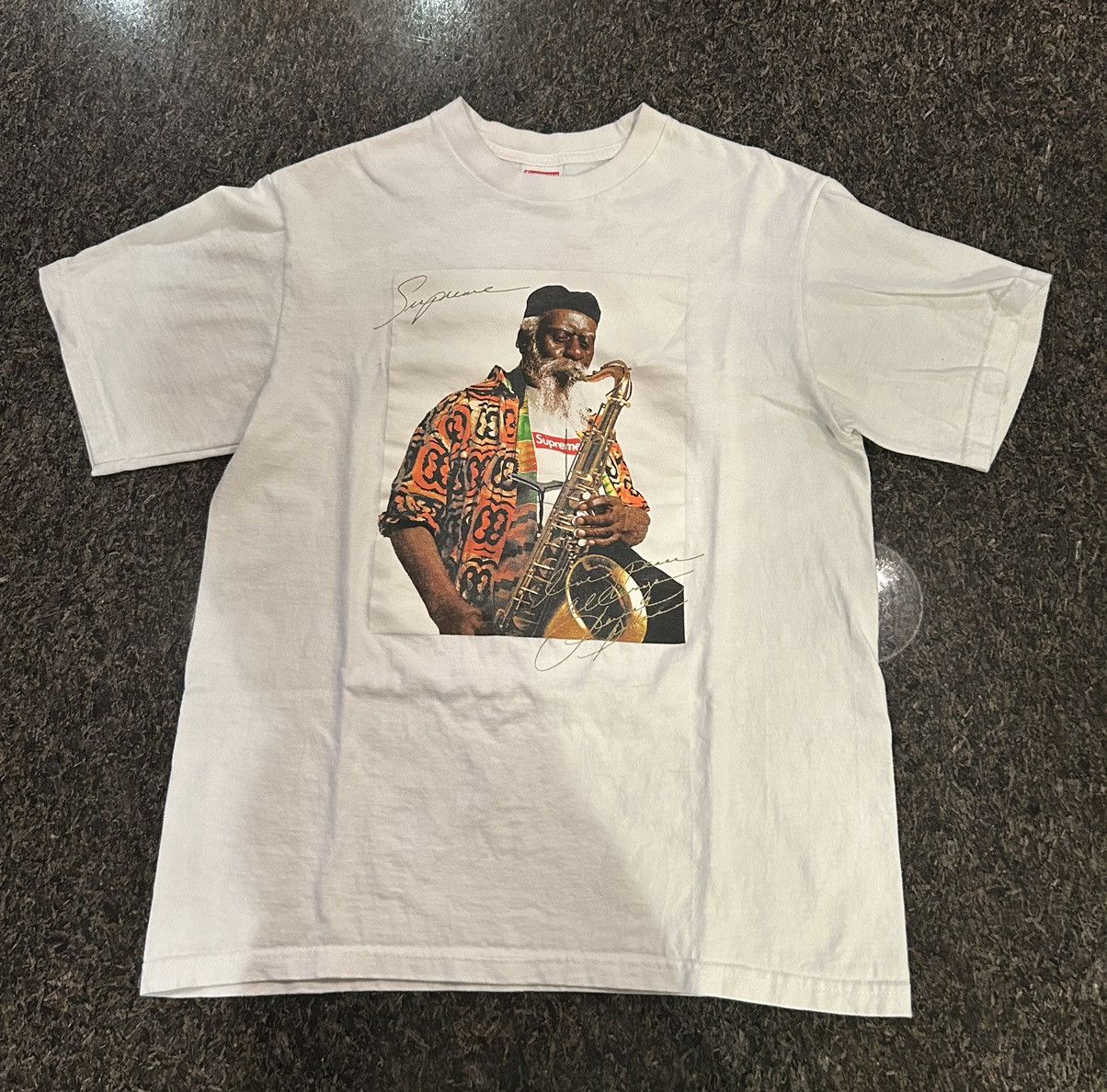 Supreme Pharoah Sanders Tee Shirt White Men’s Small