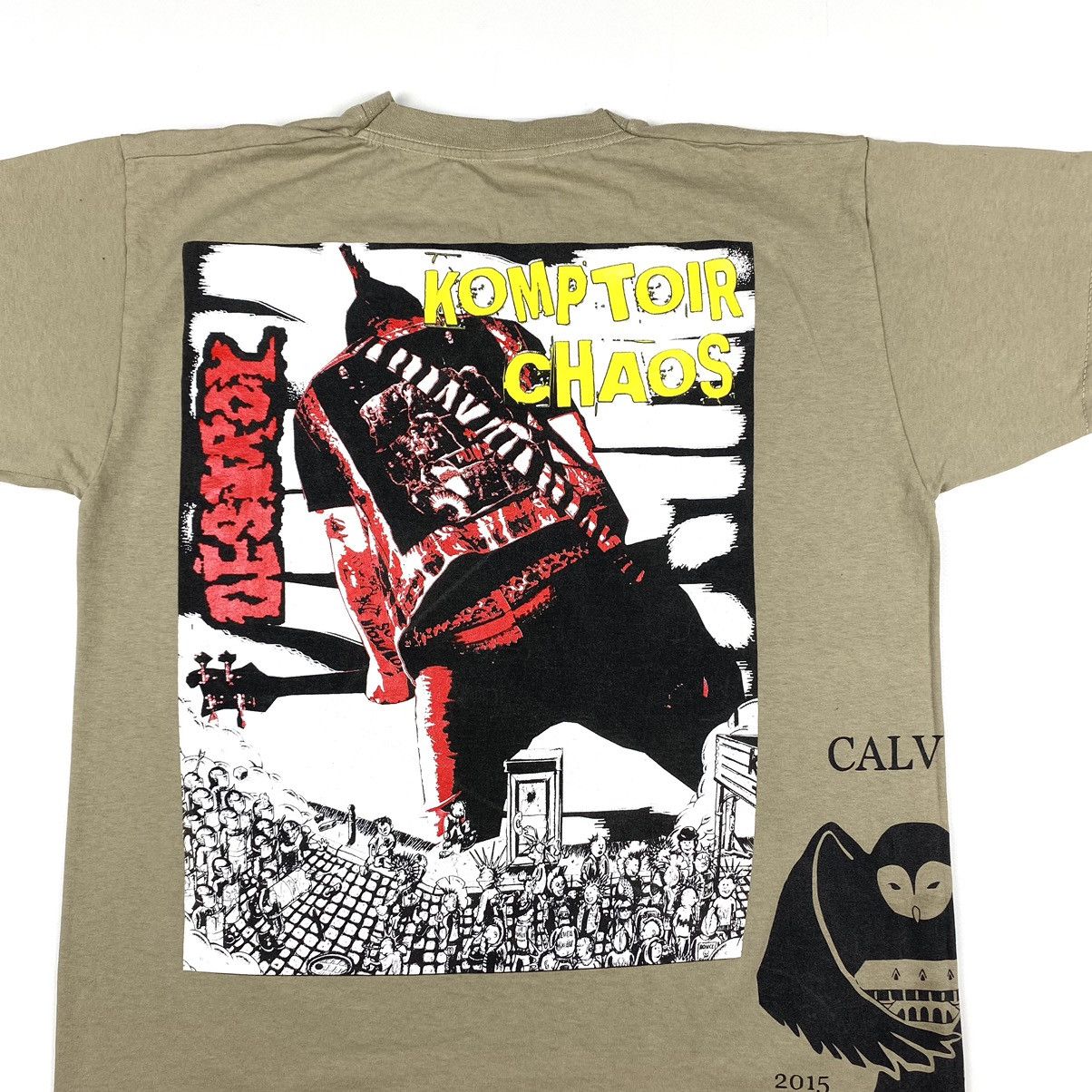Band Tees Vintage Komptoir Chaos T Shirt Oi! Punk Rock vs Cops Y2K Size US M / EU 48-50 / 2 - 11 Thumbnail