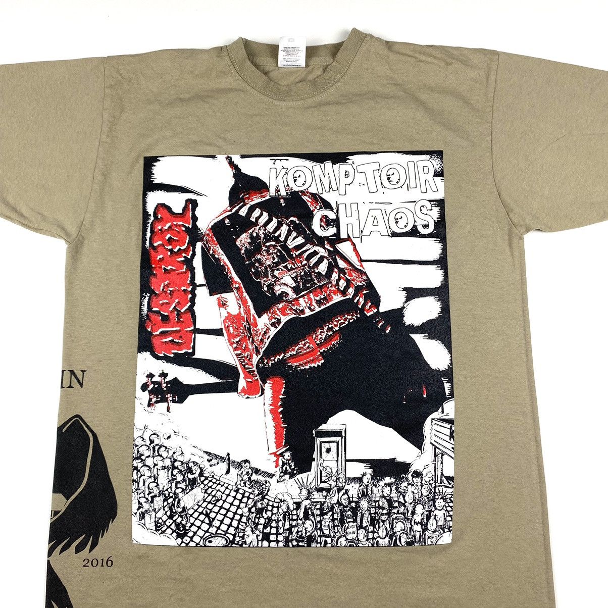 Band Tees Vintage Komptoir Chaos T Shirt Oi! Punk Rock vs Cops Y2K Size US M / EU 48-50 / 2 - 3 Thumbnail