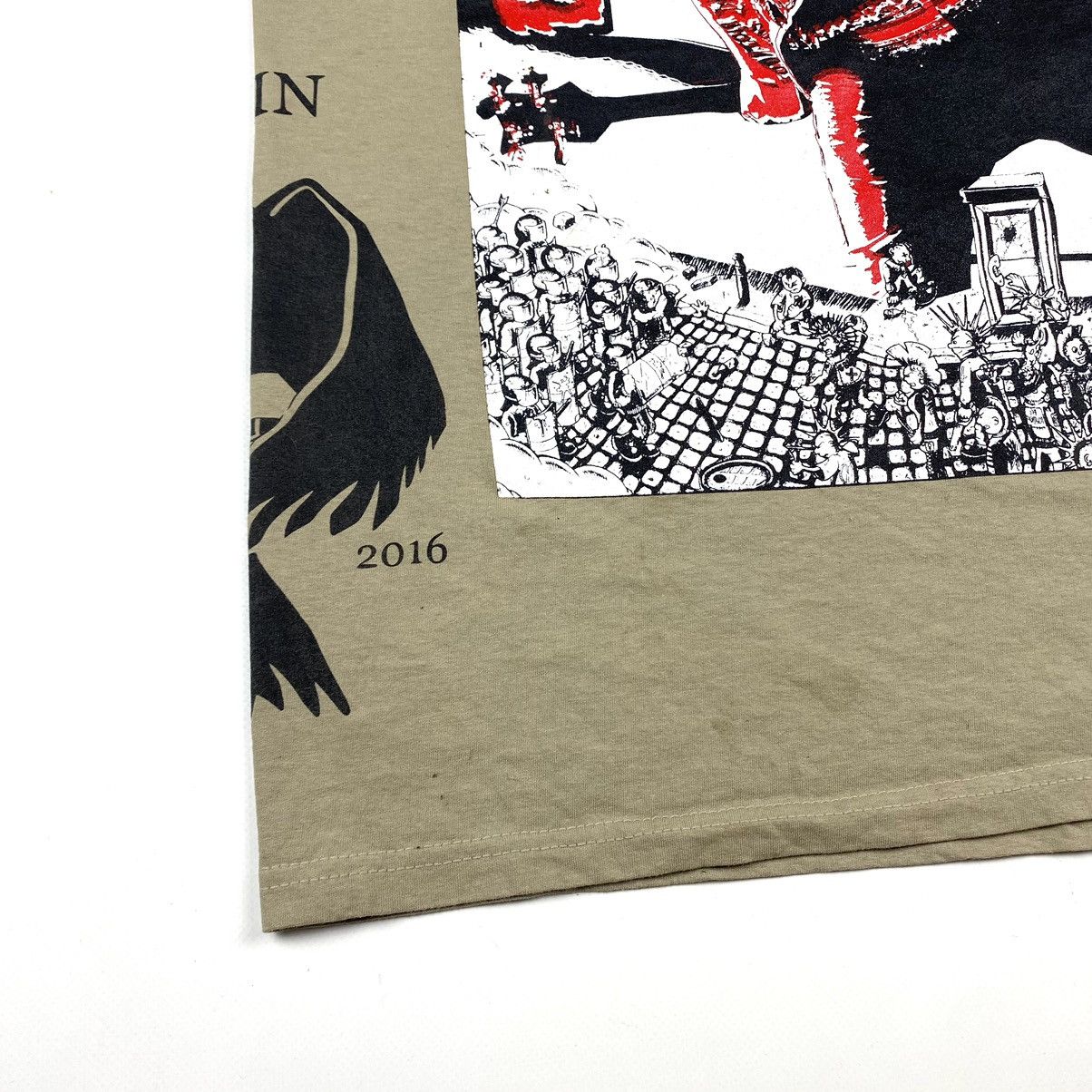 Band Tees Vintage Komptoir Chaos T Shirt Oi! Punk Rock vs Cops Y2K Size US M / EU 48-50 / 2 - 5 Thumbnail