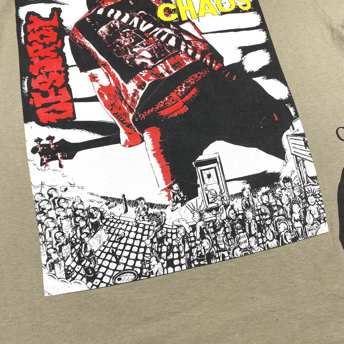 Band Tees Vintage Komptoir Chaos T Shirt Oi! Punk Rock vs Cops Y2K Size US M / EU 48-50 / 2 - 13 Thumbnail