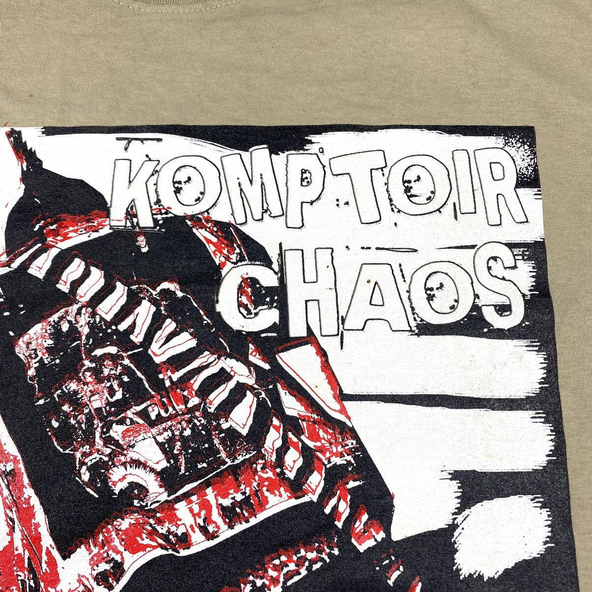 Band Tees Vintage Komptoir Chaos T Shirt Oi! Punk Rock vs Cops Y2K Size US M / EU 48-50 / 2 - 8 Thumbnail