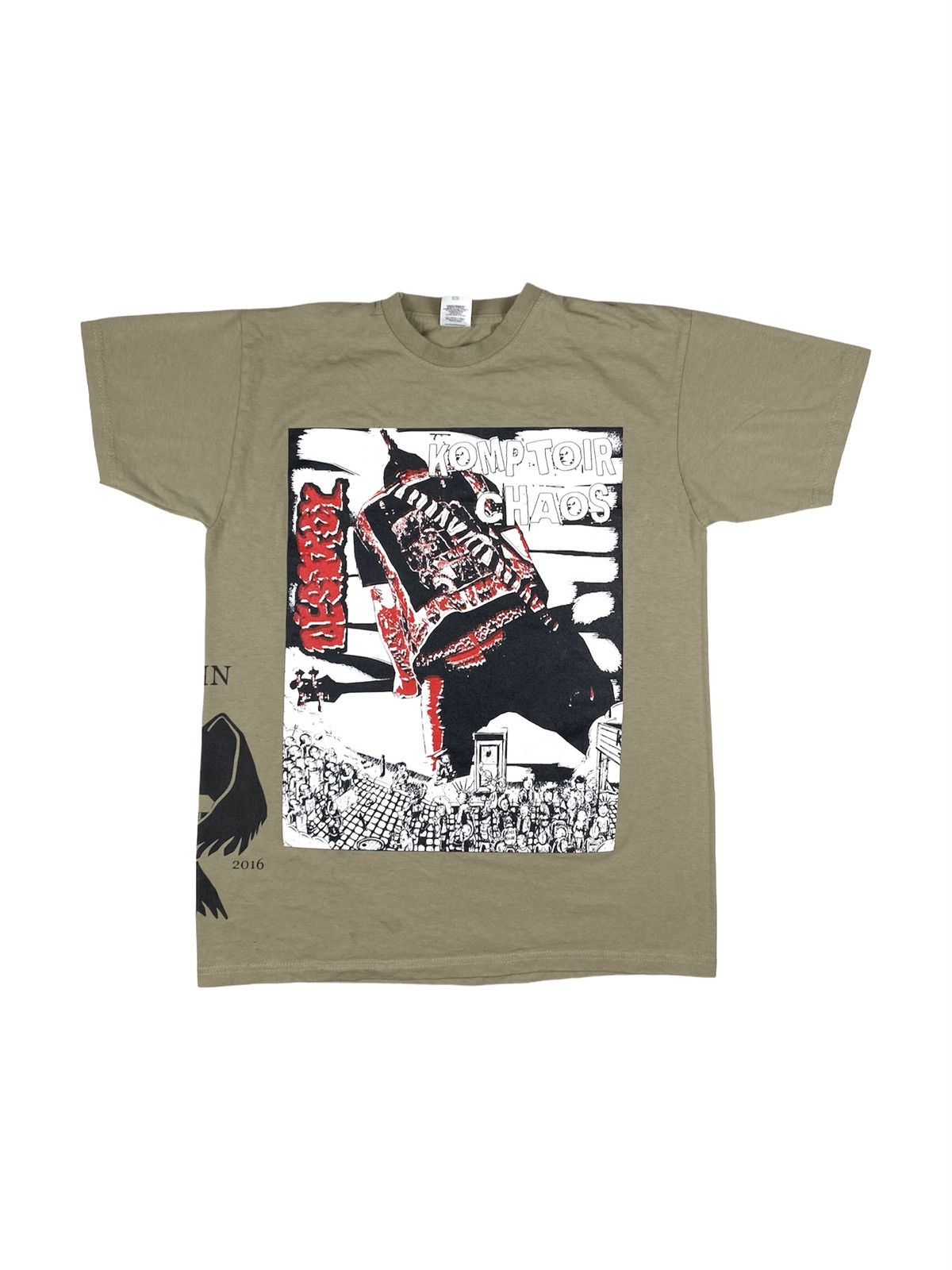 Band Tees Vintage Komptoir Chaos T Shirt Oi! Punk Rock vs Cops Y2K Size US M / EU 48-50 / 2 - 1 Thumbnail