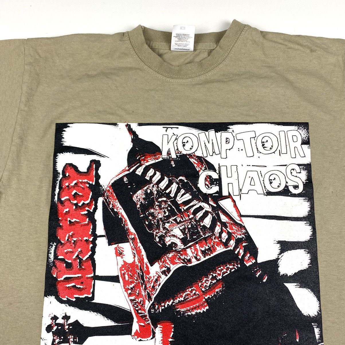 Band Tees Vintage Komptoir Chaos T Shirt Oi! Punk Rock vs Cops Y2K Size US M / EU 48-50 / 2 - 4 Thumbnail
