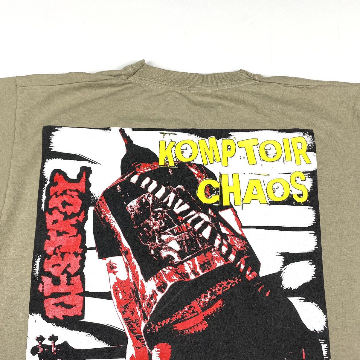 Band Tees Vintage Komptoir Chaos T Shirt Oi! Punk Rock vs Cops Y2K Size US M / EU 48-50 / 2 - 12 Thumbnail