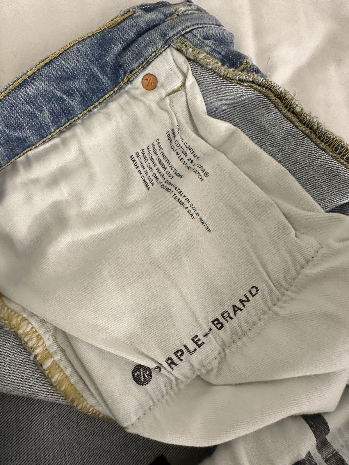 Purple Brand Purple Jeans P002 Size US 30 / EU 46 - 6 Thumbnail