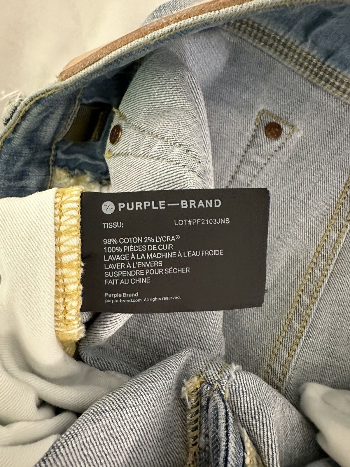 Purple Brand Purple Jeans P002 Size US 30 / EU 46 - 5 Thumbnail