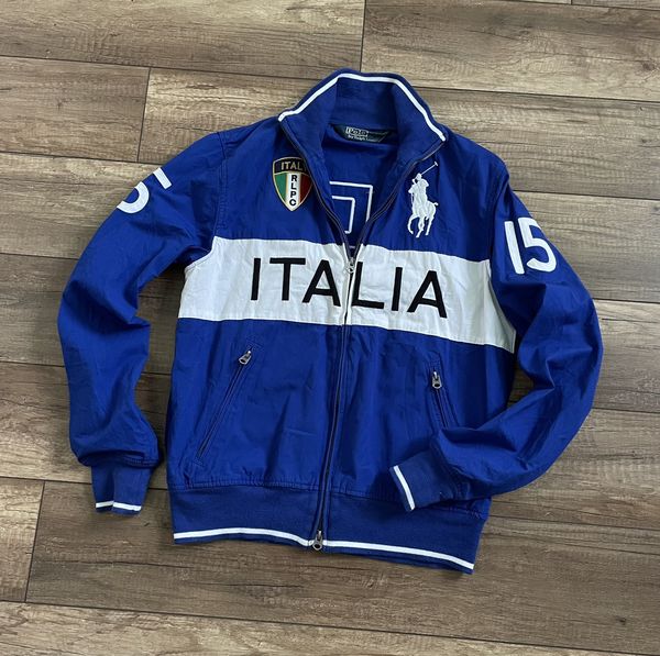 Ralph Lauren Vintage Polo Ralph Lauren Italy Italia 15 Track Top Jacket ...