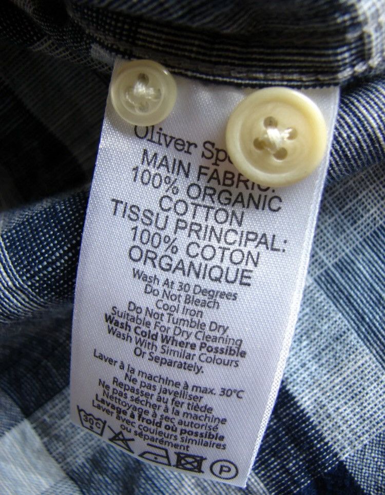 Oliver Spencer Oliver Spencer Blue Organic Cotton Plaid Shirt Size US M / EU 48-50 / 2 - 4 Thumbnail