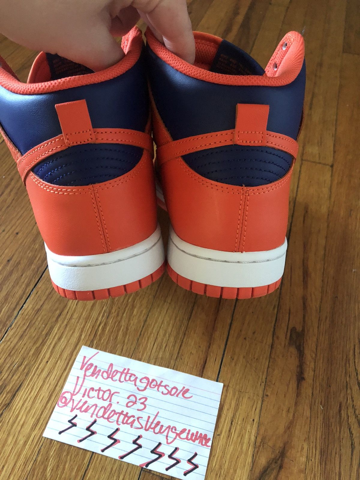 Nike Nike Dunk High Knicks Mets Varsity QS 2022 US9.5 Size US 9.5 / EU 42-43 - 5 Thumbnail