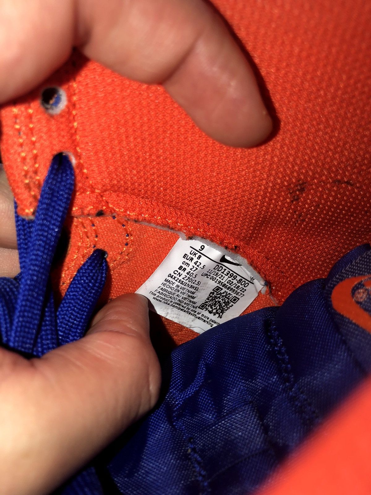 Nike Nike Dunk High Knicks Mets Varsity QS 2022 US9.5 Size US 9.5 / EU 42-43 - 9 Thumbnail
