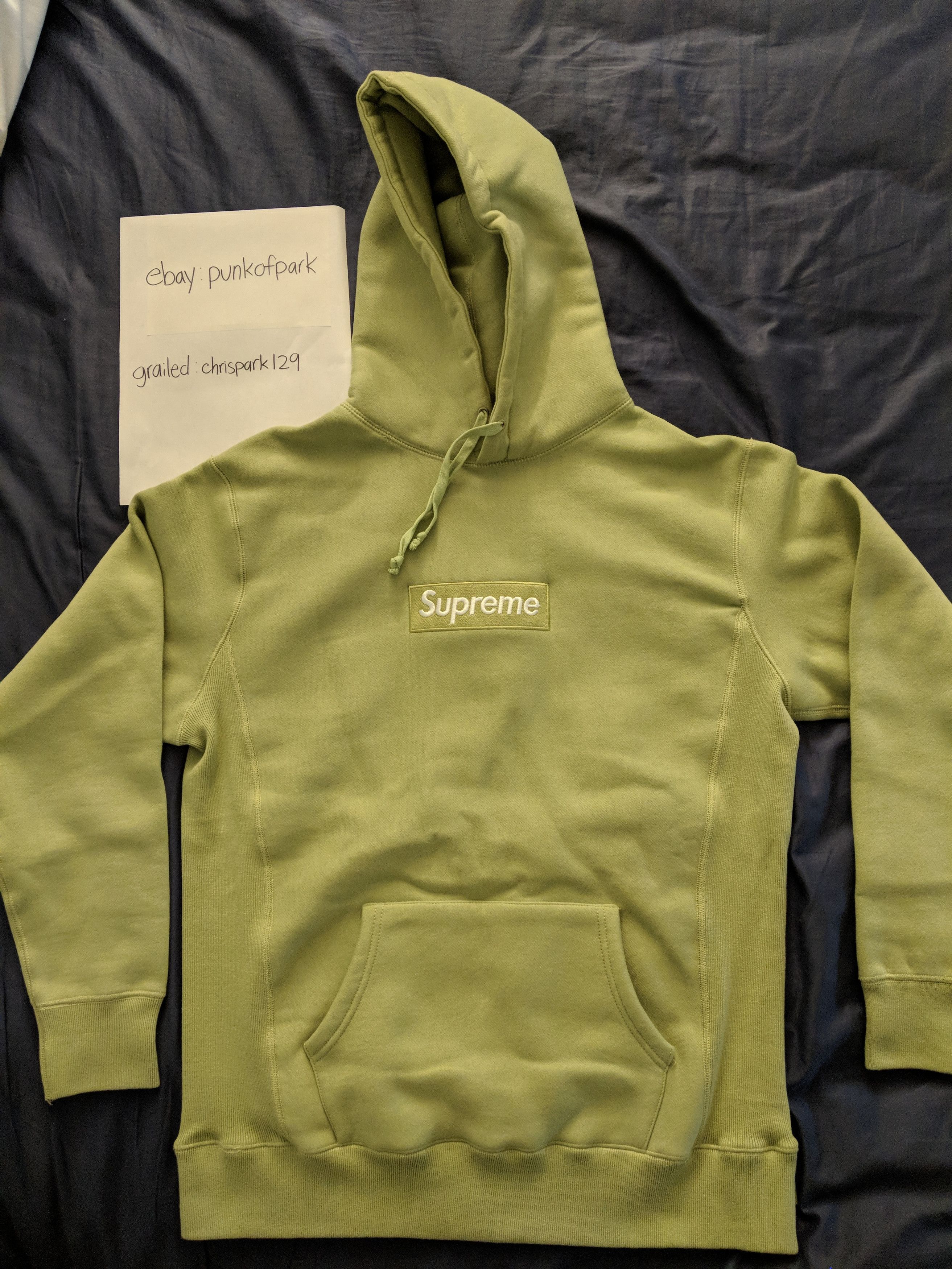 Supreme Box Logo Hooded Sweatshirt Black Men's - FW16 - US