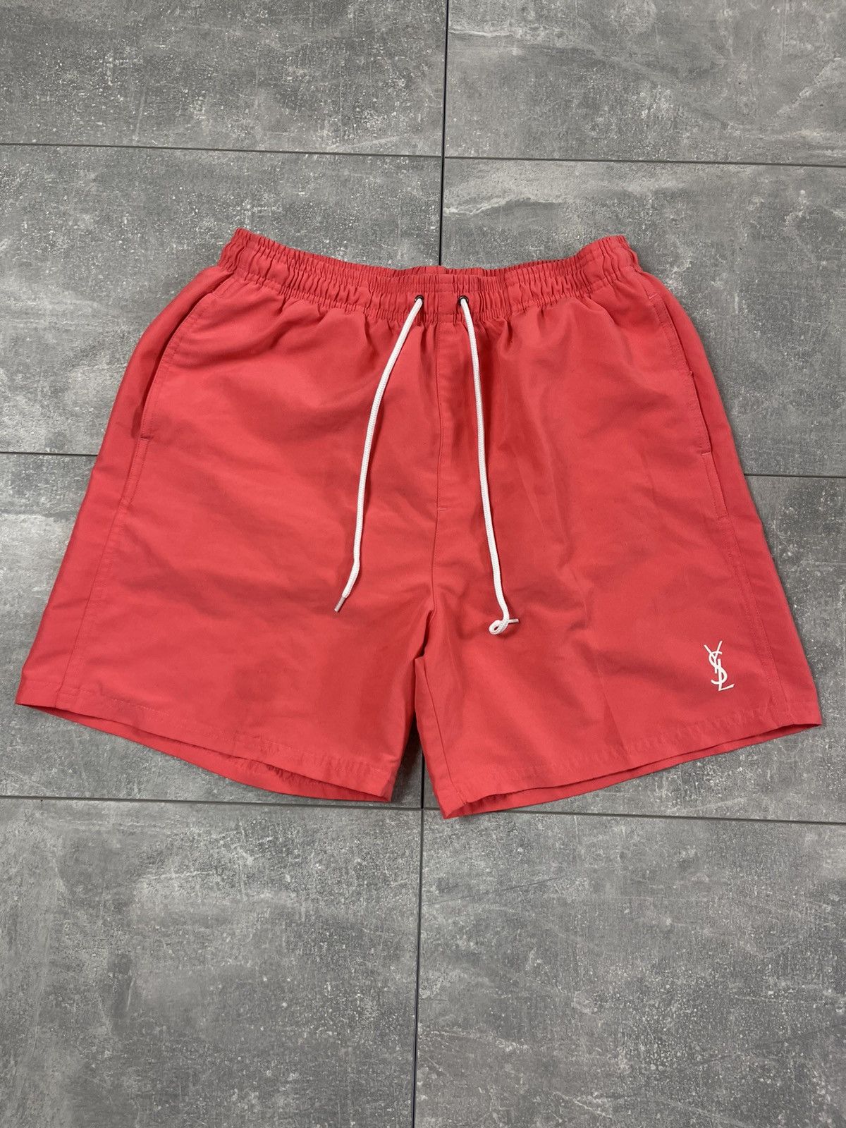 Ysl Pour Homme Yves saint Laurent YSL swim shorts | Grailed